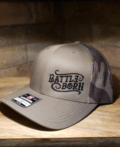 OLIVE/CAMO MESH HAT